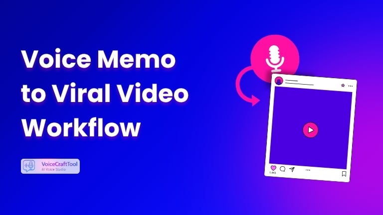 From Voice Memo to Viral Video: A Creator’s Workflow with AI