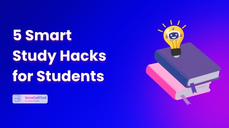 5 AI Hacks for Students Using VoiceCraftTool to Study Smart