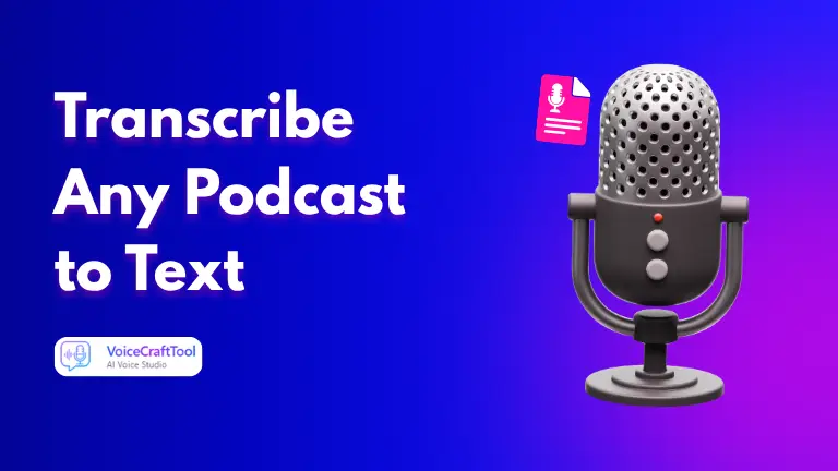Transcribe Podcast to Text Free & Fast with AI | 2026 Guide
